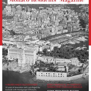 Monaco Residents' Magazine cover (Autumn/Winter 2020)